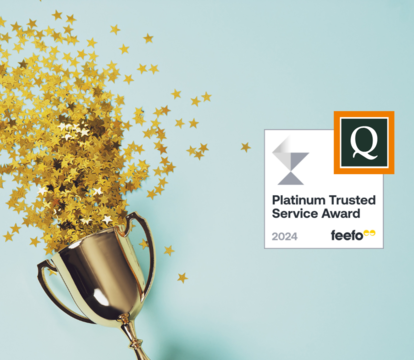Quealy & Co Receive Feefo Platinum Trusted Service Award For The Fourth Year In A Row!