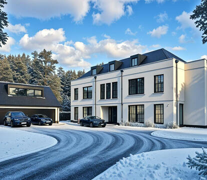 Saltwood Manor: A Landmark New Build Home on the Kent Coast - Quealy & Co